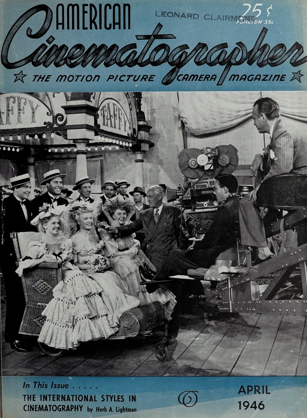 American Cinematographer - April 1946 Cover